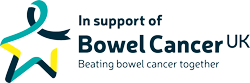 Bowel Cancer UK charity logo