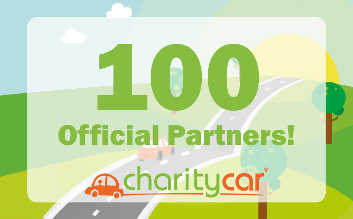 Charity Car now has 100 Official Partners