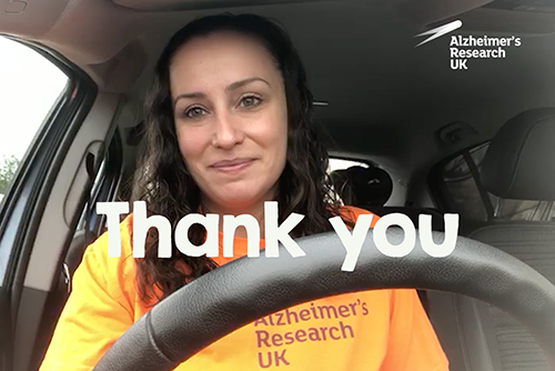 Thank you from Alzheimer's Research UK