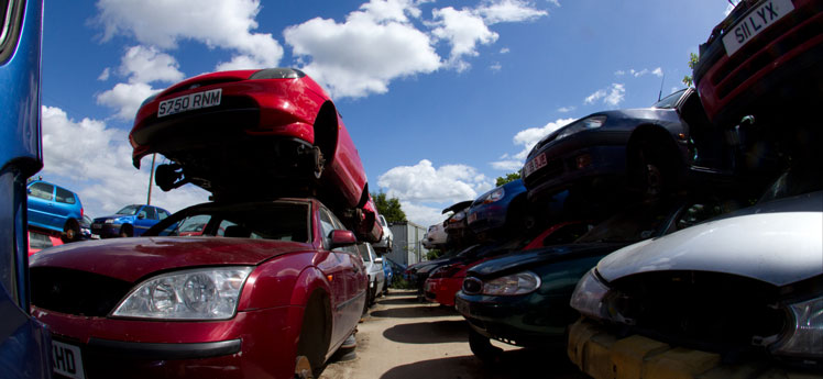 Recycling cars for charity