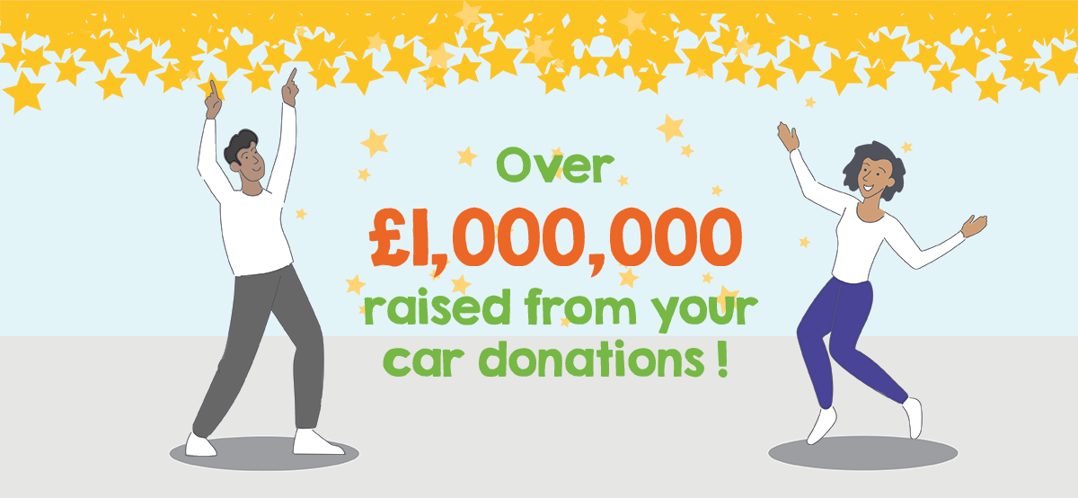 Over £,100,000 raised from your car donations